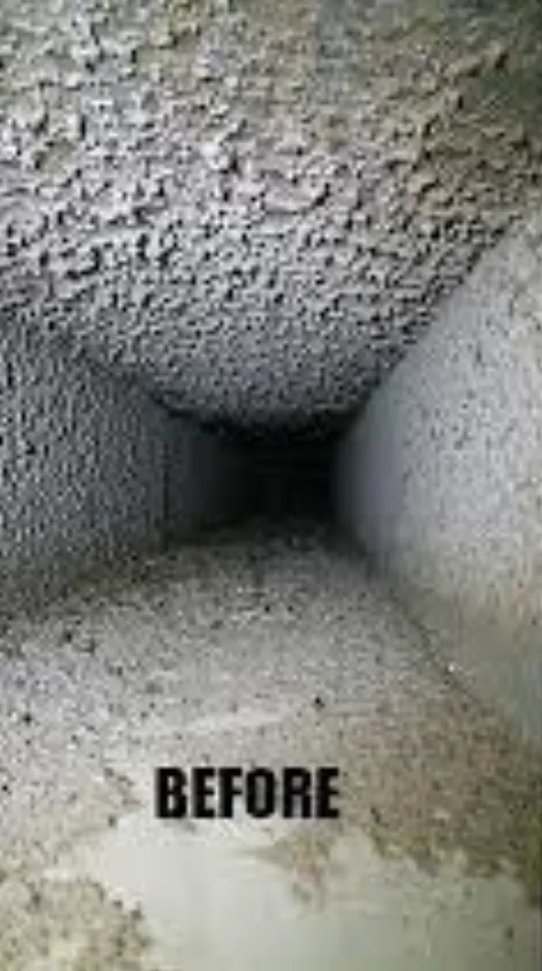 Dryer Vent Cleaning Services Before